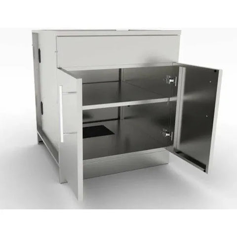Sunstone 30″ Double Door Base Cabinet w/Shelf & Reversible Top Drawer or False Panel – SBC30CDD