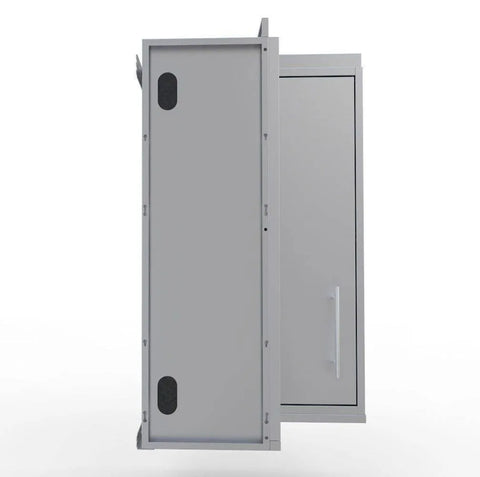 Sunstone  12″ x 12″ Full Height 360 Swivel Door Corner Cabinet w/Three Shelves – SWC12SLS