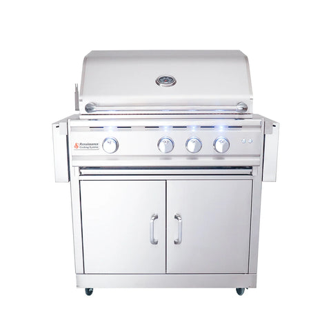 Renaissance Cooking Systems 30" Cutlass Pro Freestanding Grill - RON30B CK